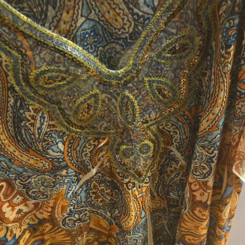 Cato Multicolor Paisley Blouse - Picture 2 of 5